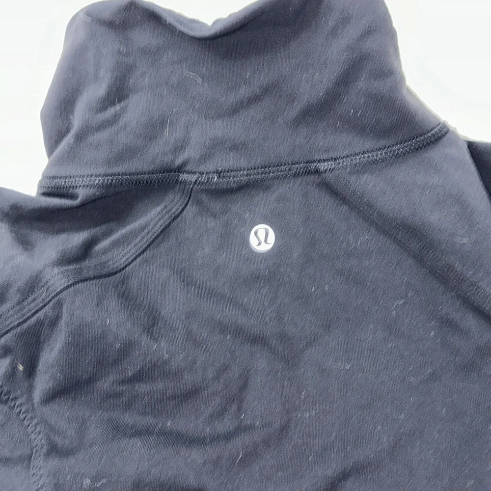 Lululemon Nice Asana Jacket Black / Pow Stripe Split Pea